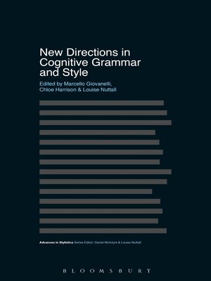 cover image of New Directions in Cognitive Grammar and Style